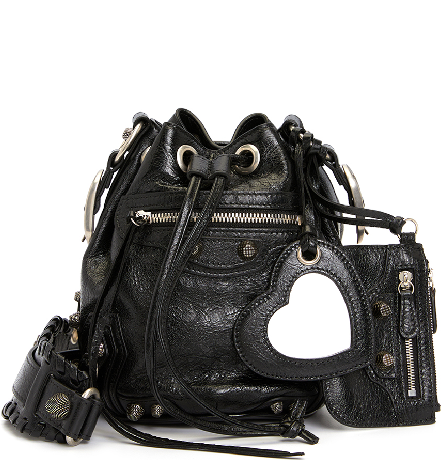 Balenciaga Le Cagole XS Lambskin Bucket Bag Bucket Bags IFCHICCOM