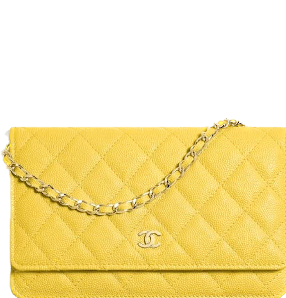  Túi Nữ Chanel Grained Calfskin Gold Tone Metal 'Yellow' 