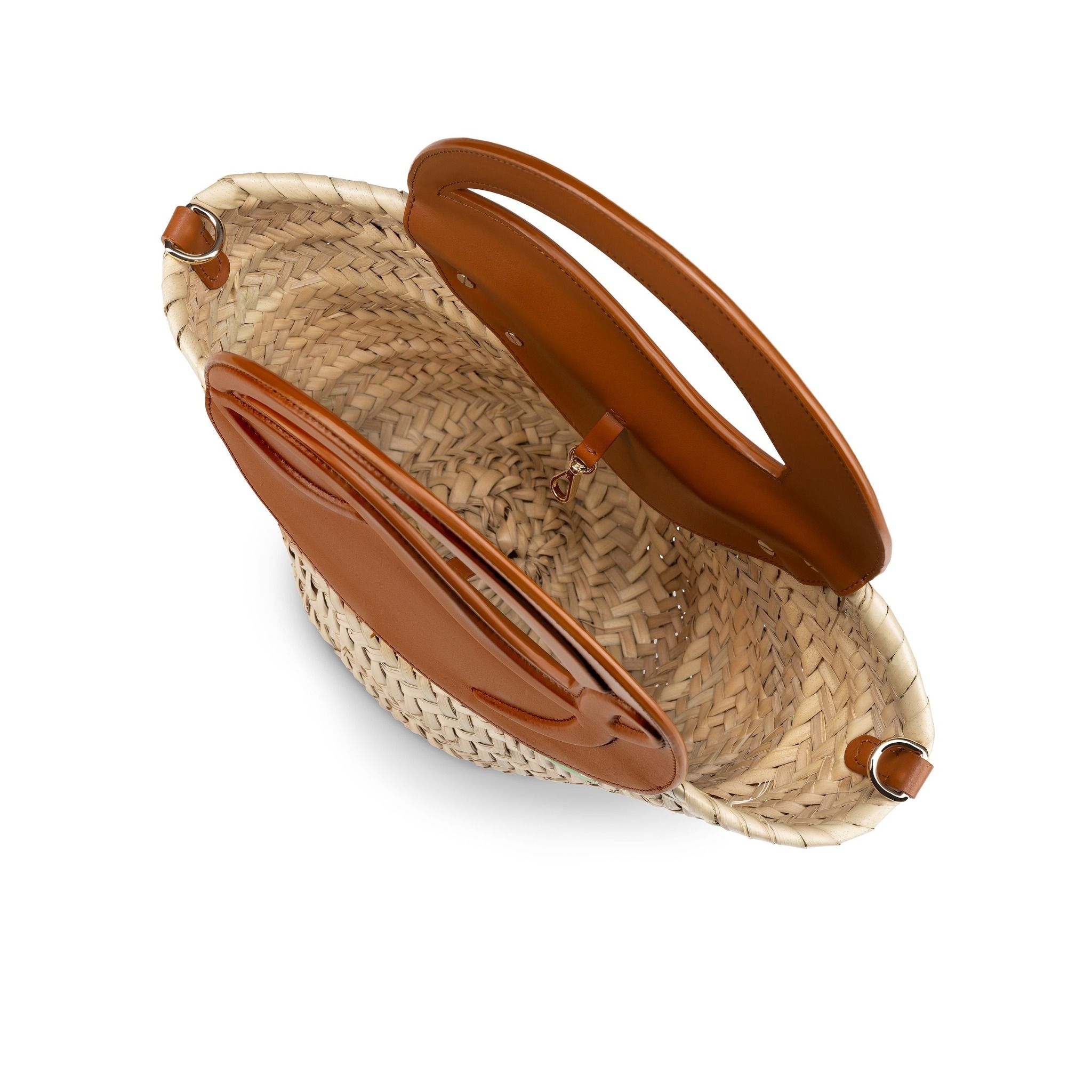  Túi Nữ Christian Louboutin Biloumoon Basket Small 'Cuoio' 