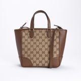 Túi Nữ Gucci GG Canvas Tote And Shoulder Bag 'Tan' 