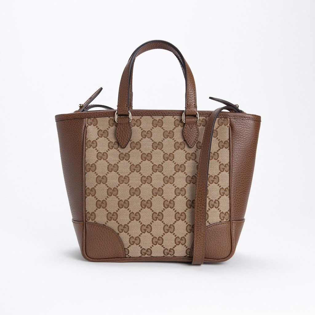  Túi Nữ Gucci GG Canvas Tote And Shoulder Bag 'Tan' 