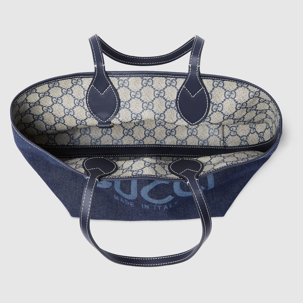  Túi Nữ Gucci Totissima Small Reversible Tote 'Blue' 