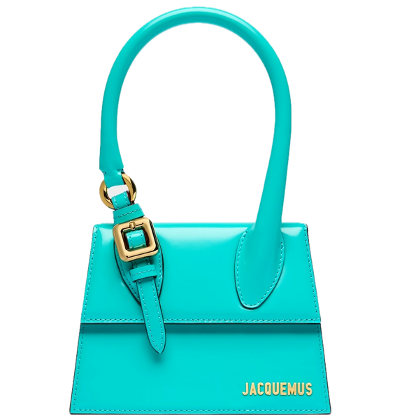  Túi Nữ Jacquemus Medium Chiquito With Buckle 'Turquoise' 