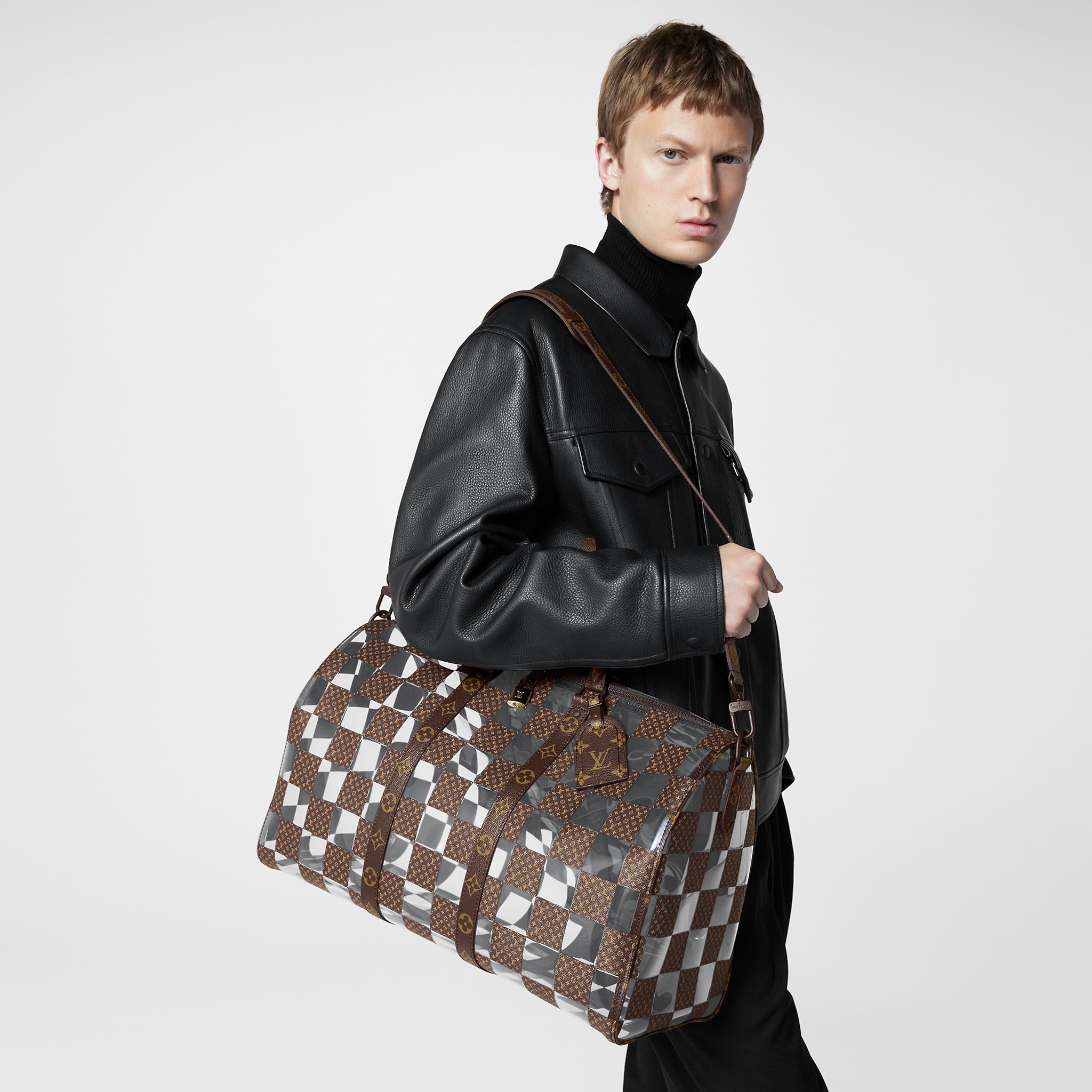 Túi Nữ Louis Vuitton Keepall Bandoulière 50 Monogram Chess M20864 LUXITY #23 Túi Nữ Louis Vuitton Keepall Bandoulière 50 Monogram Chess M20864 LUXITY