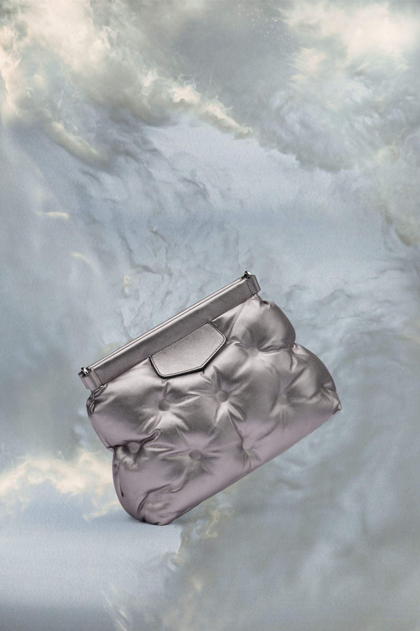  Túi Nữ Maison Margiela Glam Slam Classique Small 'Silver' 