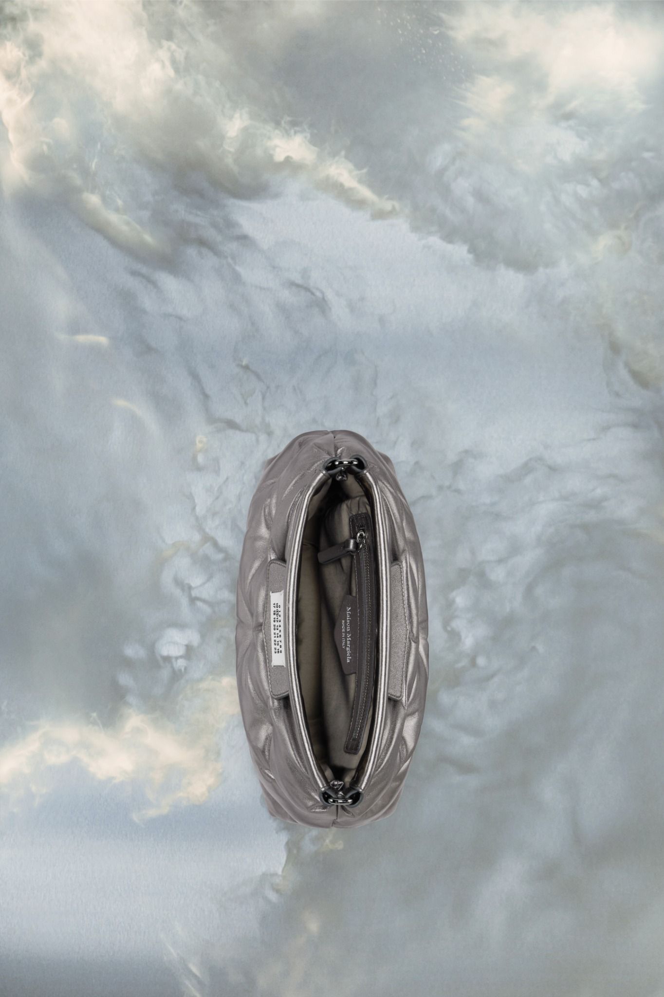  Túi Nữ Maison Margiela Glam Slam Classique Small 'Silver' 