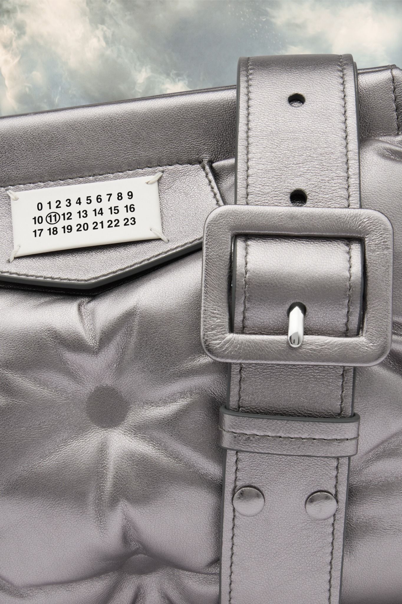  Túi Nữ Maison Margiela Glam Slam Classique Small 'Silver' 