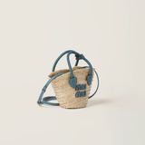  Túi Nữ Miu Miu Woven Fabric Handbag 'Natural' 