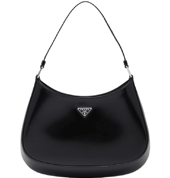  Túi Nữ Prada Borsa A Spalla Cleo Pelle Spazzolata 'Black' 