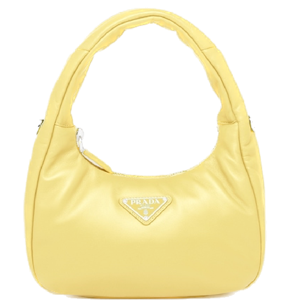  Túi Nữ Prada Mini Padded Soft Bag 'Citron Yellow' 