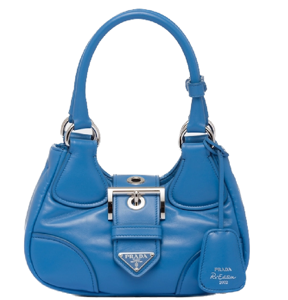  Túi Nữ Prada Moon Padded Leather Bag 'Light Blue' 