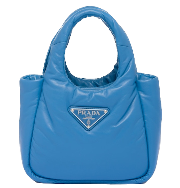 Túi Nữ Prada Padded Soft Leather Bag 'Light Blue' 