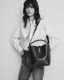  Túi Nữ Saint Laurent Le 37 Shiny Leather 'Rouge Cabernet' 