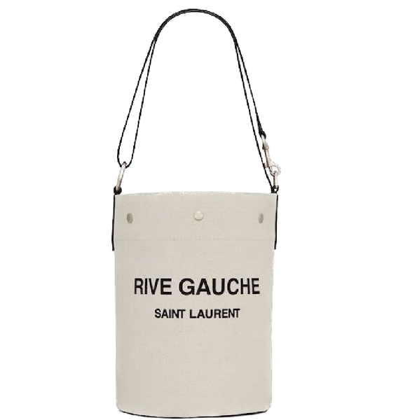  Túi Nữ Saint Laurent Rive Gauche Bucket 'White Linen' 