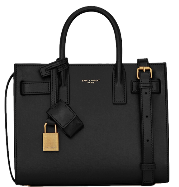  Túi Nữ Saint Laurent Sac De Jour Nano In Leather 'Black' 
