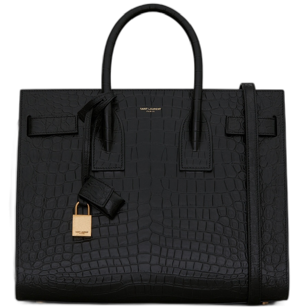  Túi Nữ Saint Laurent Sac De Jour Small In Matte Crocodile 'Black' 