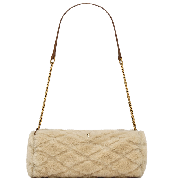  Túi Nữ Saint Laurent Sade Mini Tube Bag In Suede 'Beige' 