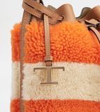 Túi Nữ Tod's Bucket Bag Sheepskin Leather Micro 'Orange' 