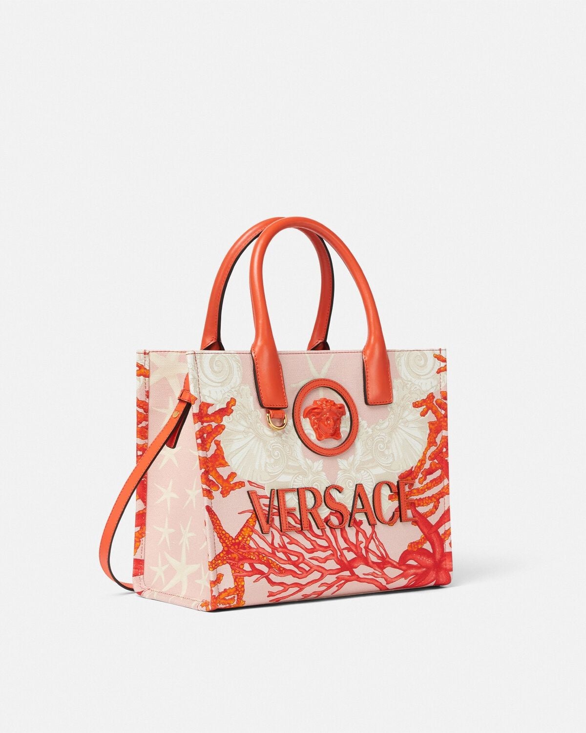  Túi Nữ Versace La Medusa Tote 'Coral' 