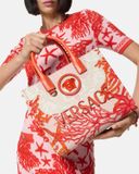  Túi Nữ Versace La Medusa Tote 'Coral' 