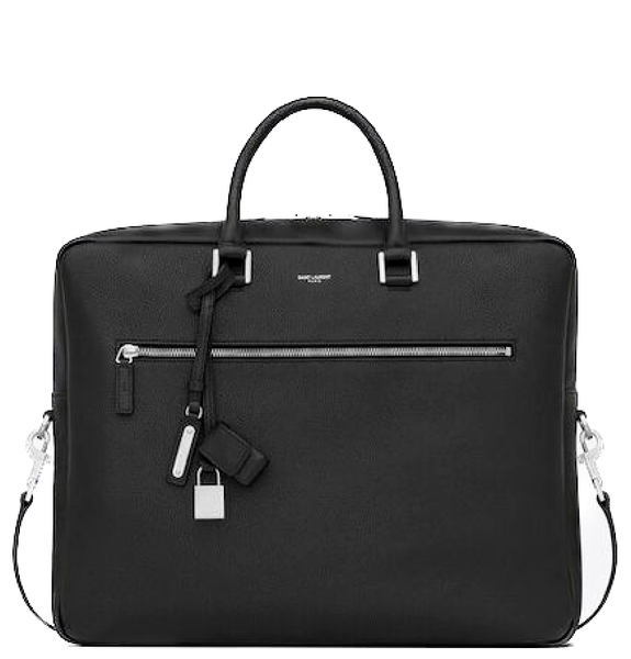 Túi Xách Nam Saint Laurent Sac De Jour Large Briefcase In Grained Leather 'Black' 