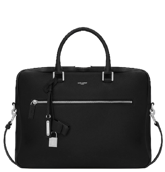  Túi Nam Saint Laurent Sac De Jour Briefcase In Grained Leather 'Black' 