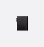 Ví Dior CD Icon Vertical Compact Card Holder 'Black' 
