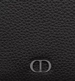  Ví Dior CD Icon Vertical Compact Card Holder 'Black' 