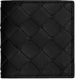  Ví Nam Bottega Veneta Intrecciato Folded Coin Purse 'Nero' 