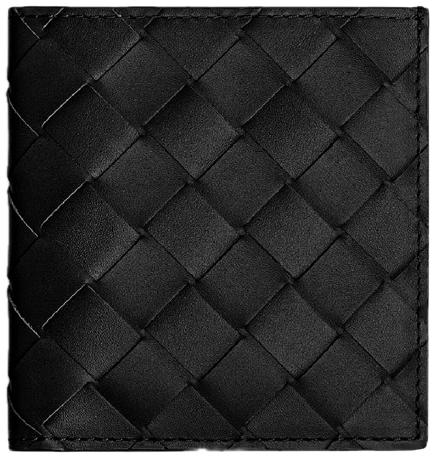  Ví Nam Bottega Veneta Intrecciato Slim Bi-Fold Wallet 'Black' 
