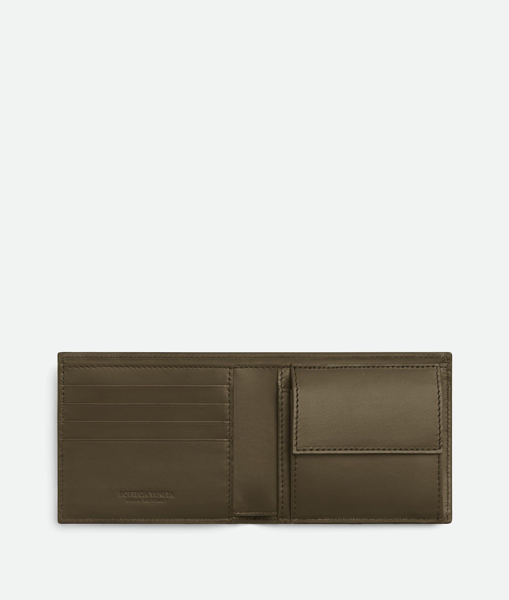  Ví Nam Bottega Veneta Intrecciato Bi-Fold Wallet 'Tea Leaf' 