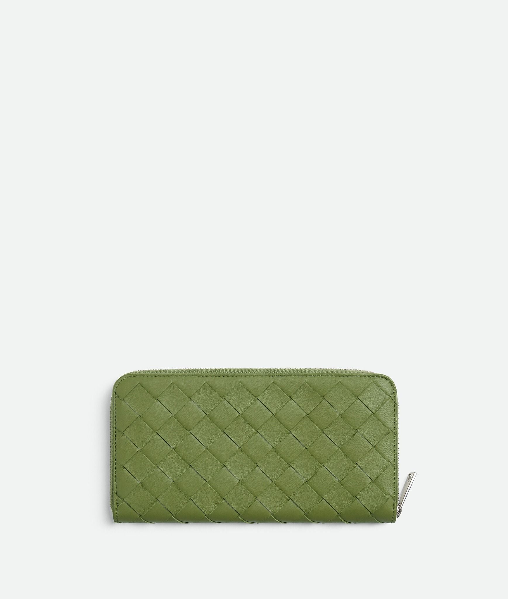  Ví Nam Bottega Veneta Intrecciato Zip Around Wallet 'Tea Leaf' 