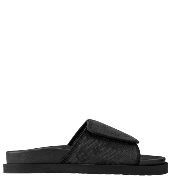  Dép Nam Louis Vuitton Miami Mules 'Black' 