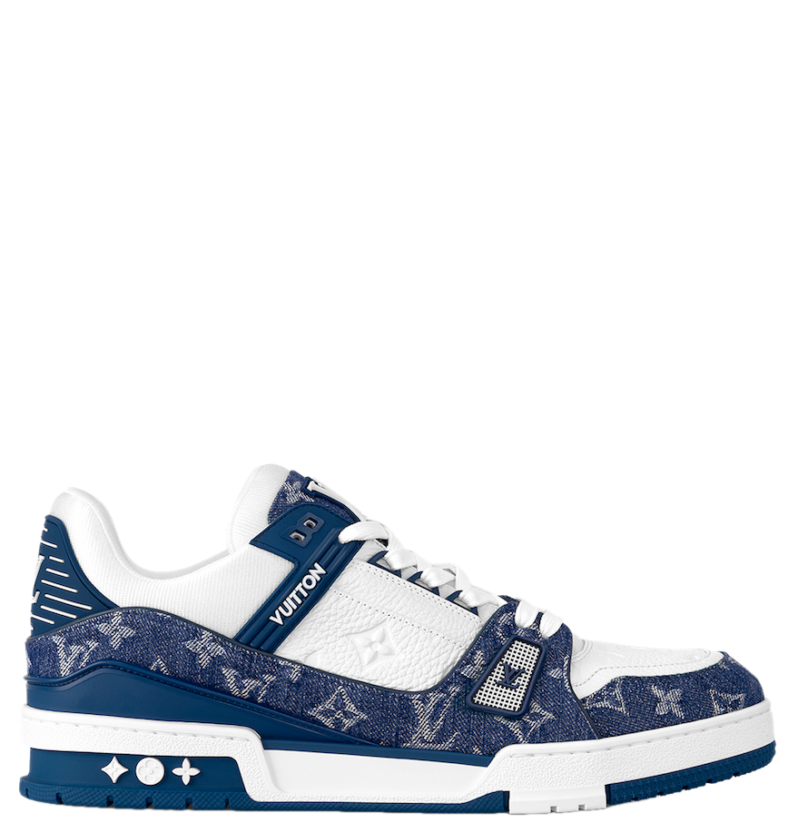 Giày Nam Louis Vuitton LV Trainers 'Blue' 