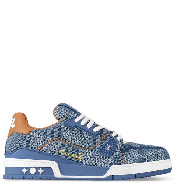  Giày Nam Louis Vuitton LV Trainers 'Blue' 