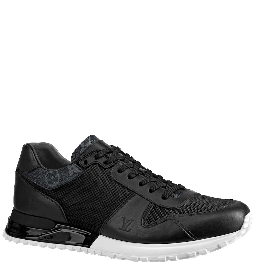  Giày Nam Louis Vuitton Run Away 'Black' 