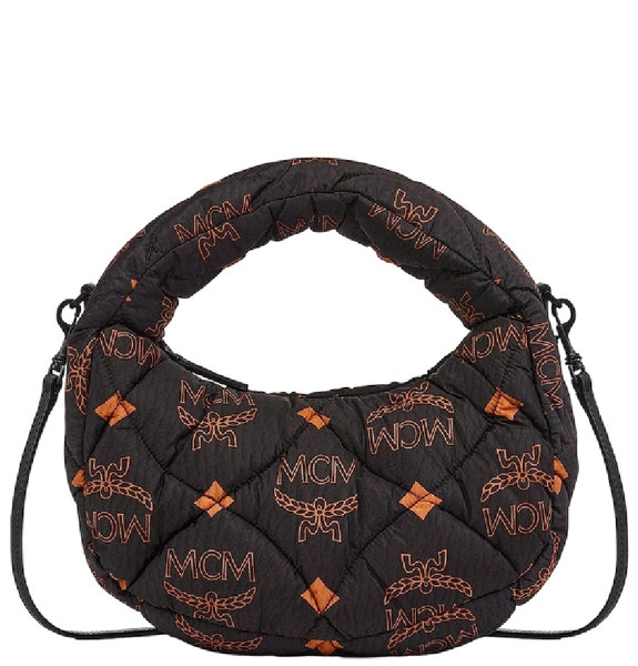  Túi MCM Aren Quilted Hobo 'Black' 