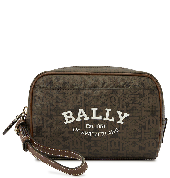  Túi Nam Bally Common Clutch 'Brown' 