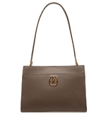  Túi Nữ Bally Emblem Shoulder Bag 'Beige' 