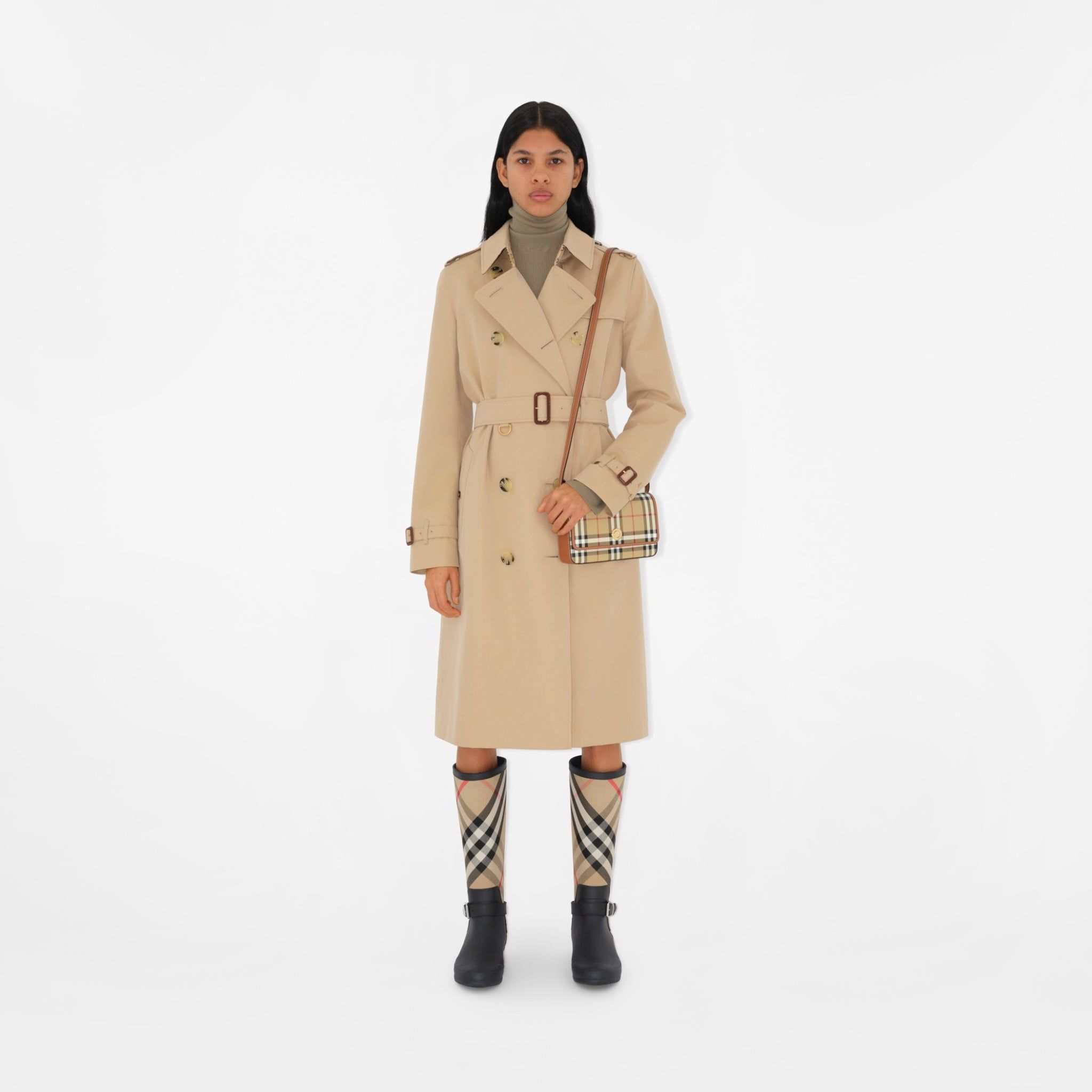  Túi Nữ Burberry Hampshire Bag 'Beige' 