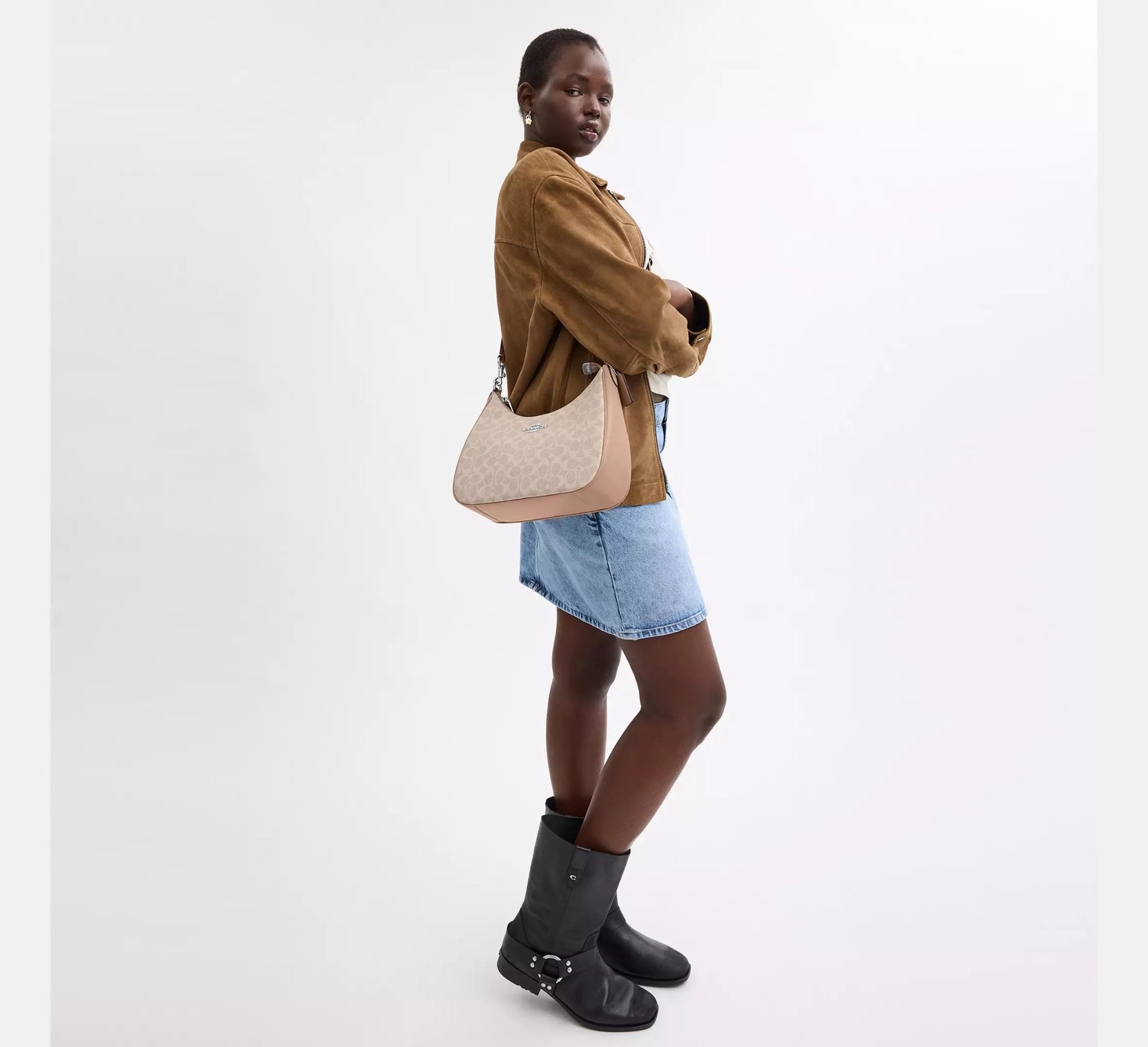  Túi Nữ Coach Teri Hobo Bag 'Taupe' 