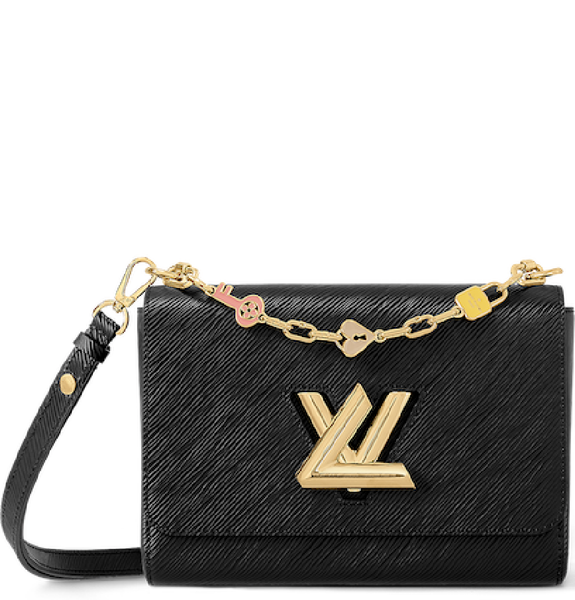  Túi Nữ Louis Vuitton Twist MM Bag 'Black' 
