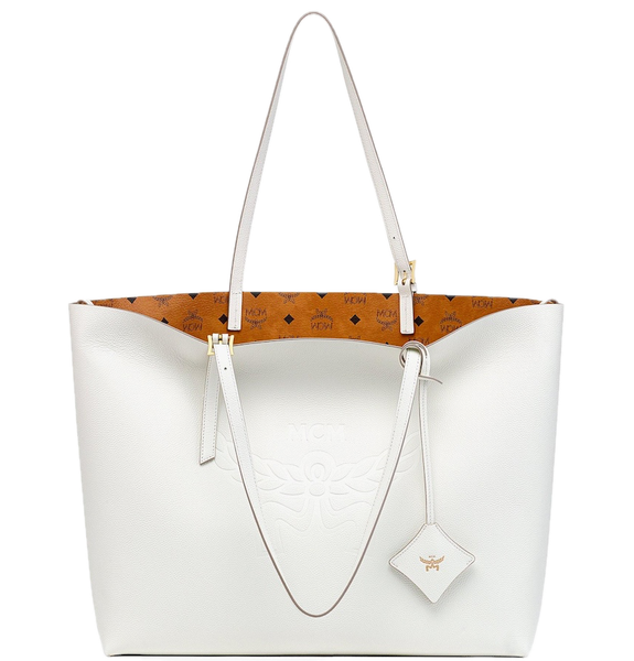  Túi Nữ MCM Himmel Shopper 'White' 