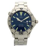  Đồng Hồ Nam OMEGA Seamaster Quartz Chronometer 'Blue Dial' 