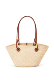  Túi Nữ Loewe Anagram Basket Iraca Palm Calfskin 'Beige' 