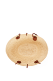  Túi Nữ Loewe Anagram Basket Iraca Palm Calfskin 'Beige' 