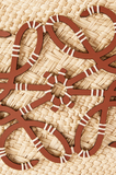  Túi Nữ Loewe Anagram Basket Iraca Palm Calfskin 'Beige' 