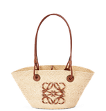  Túi Nữ Loewe Anagram Basket Iraca Palm Calfskin 'Beige' 