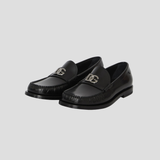  Giày Nam Dolce & Gabbana Loafers Leather Logo 'Black' 