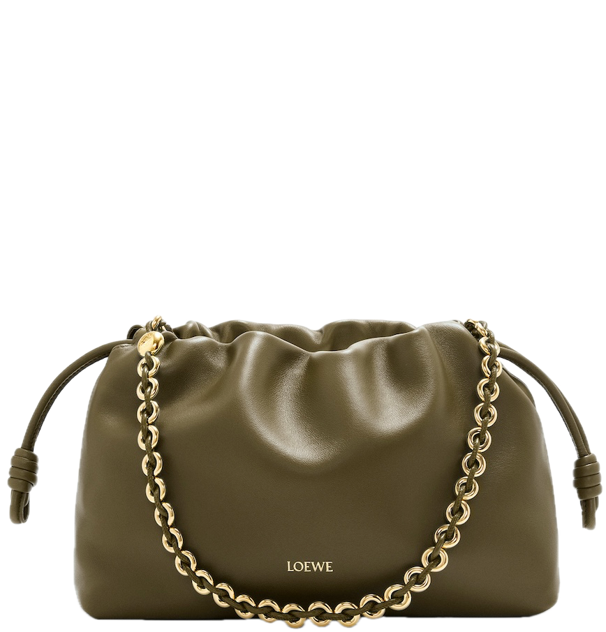  Túi Nữ Loewe Medium Flamenco Purs 'Dark Khaki Green' 